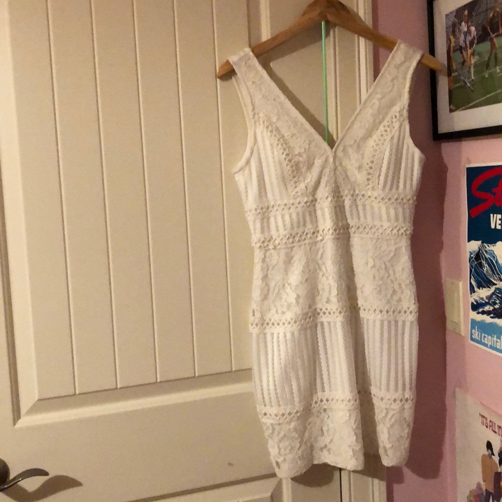 White tight dress